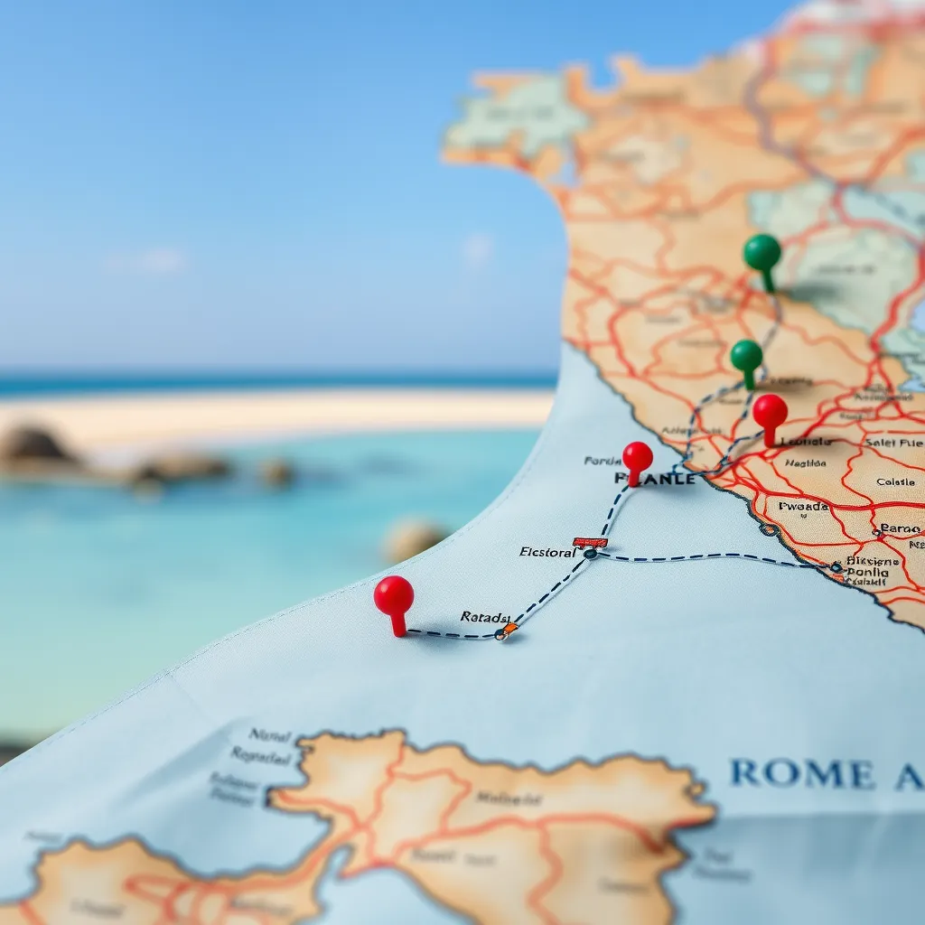 Z Rzymu nad morze – jak zaplanować wyjazd?